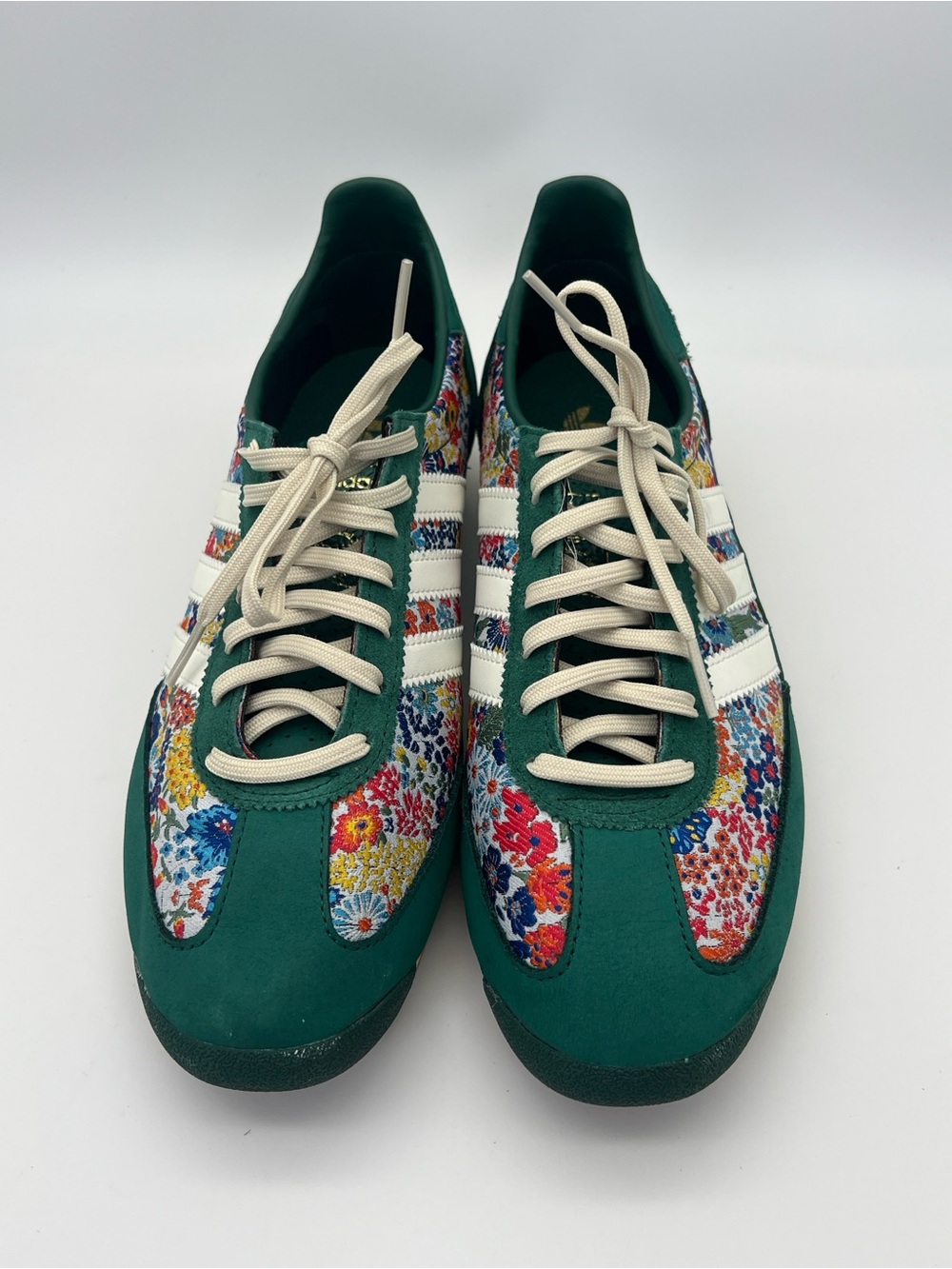 EUC! Adidas x Liberty London SL 72 OG "Collegiate Green" Sneakers Size 9 - Picture 3 of 10